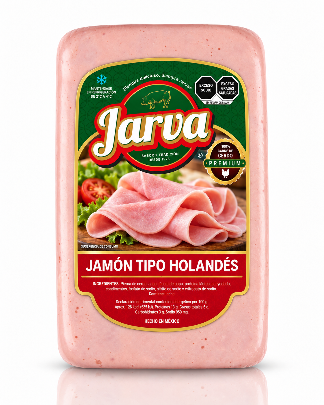 Jamón Tipo Holandés JARVA, Presentación 1