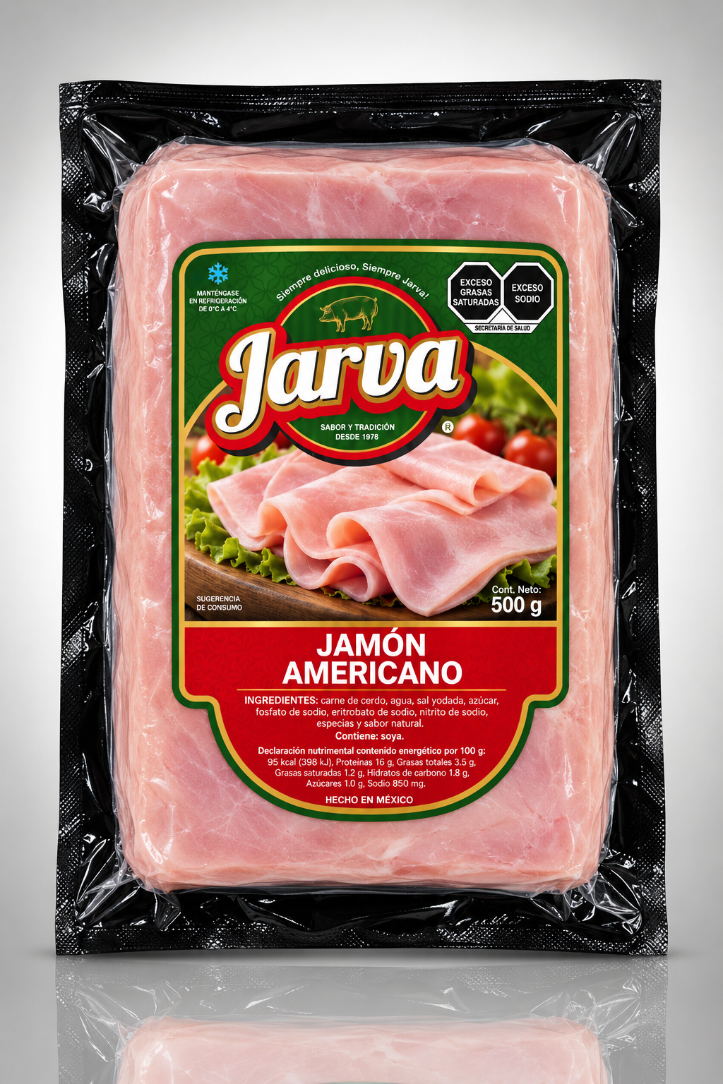 Jamón Americano JARVA, 500 g
